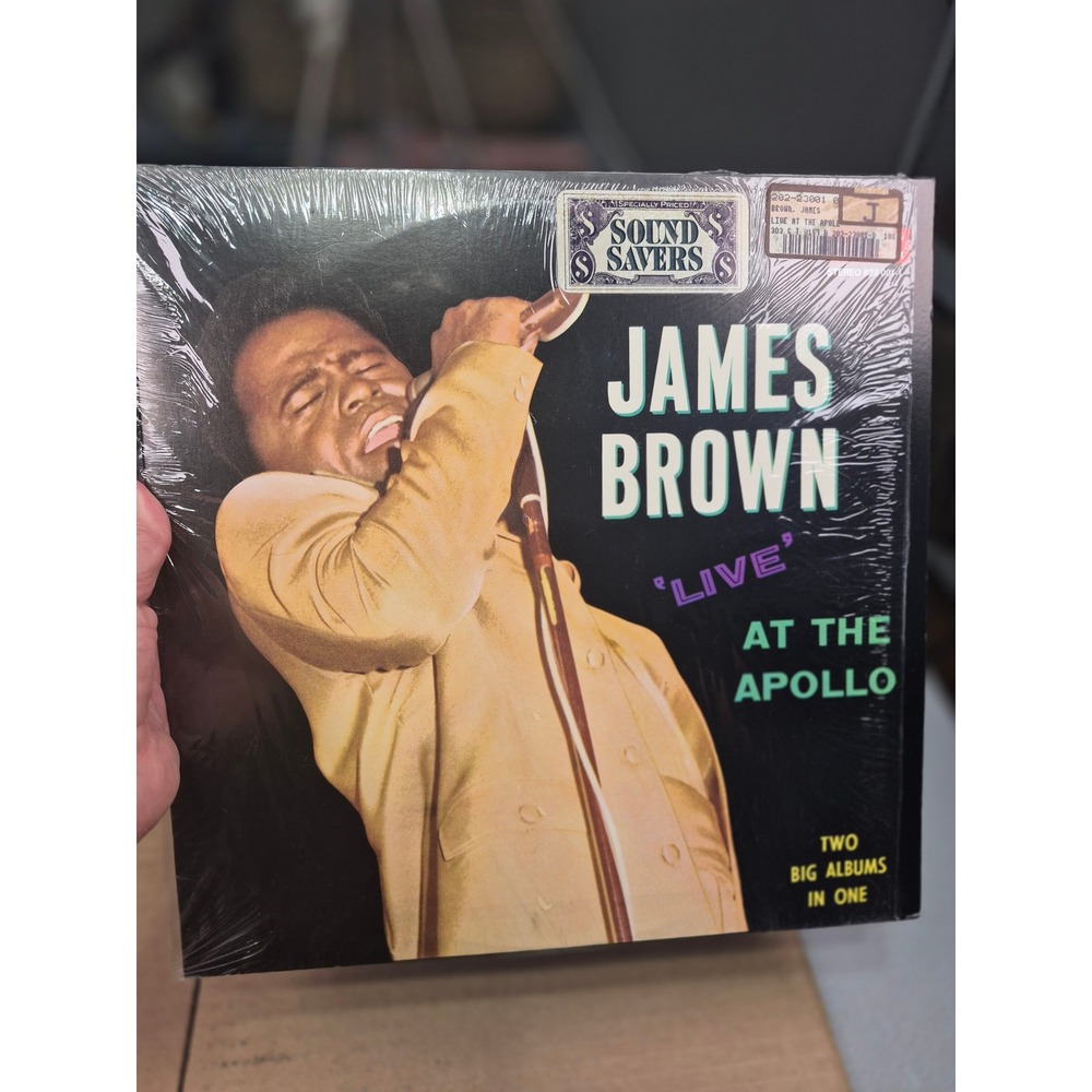 James Brown Live at the Apollo Vinyl 2 LP Sound Savers Polydor 823 001-1 Soul